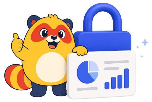 Secure and transparent analytics illustration